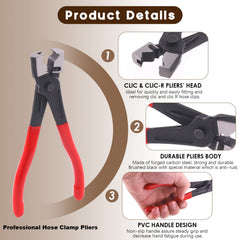 Wokape large CV boot clamps 9mm set for heavy duty use