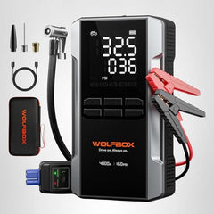WOLFBOX 4000A USB ports for device charging on the go