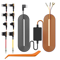 WOLFBOX hardwire kit front overview showing tidy components and clean install benefit