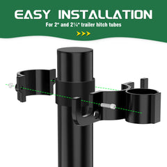 WOLFWILL protected 7-pin plug holder prevents water pooling on the plug