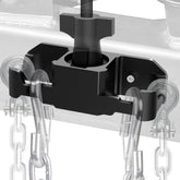 WOLFWILL trailer chain holder mounted on the tongue for easy storage