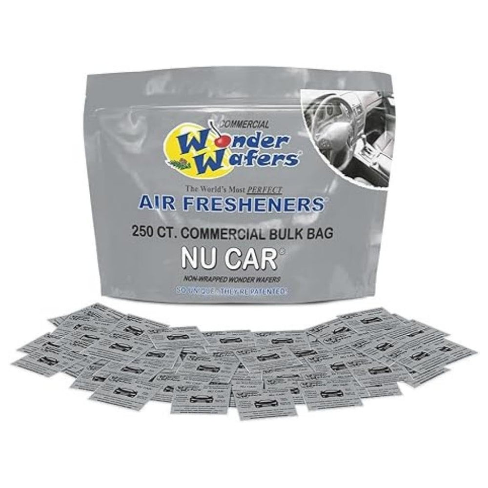 Wonder Wafers 250-count unwrapped container keeps vehicles fresh on the go.