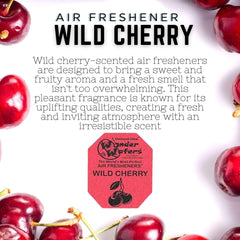 Wonder Wafers Wild Cherry packaging demonstrates mess-free, on-the-go freshness for busy drivers