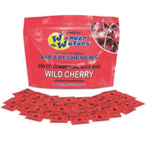 Wonder Wafers Wild Cherry unwrapped wafer close-up showing rich, long-lasting fragrance