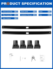 Wonderdriver aircraft-grade aluminum crossbars provide lightweight strength