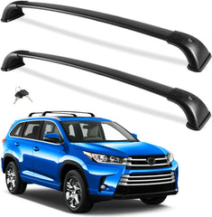 Wonderdriver lockable crossbars for roof racks secure cargo on top