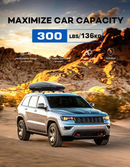 Wonderdriver low wind noise cross bars reduce highway rumble for Grand Cherokee