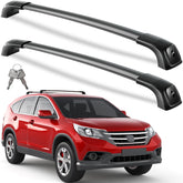 Wonderdriver roof rack cross bars mounted on Honda CR-V for secure luggage.
