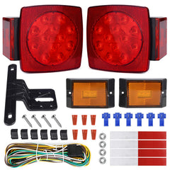 WoneNice LED submersible boat trailer tail light kit with brake and turn signals for safer towing