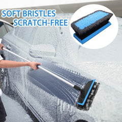 Wontolf 2-in-1 brush with soft bristles for scratch-free cleaning