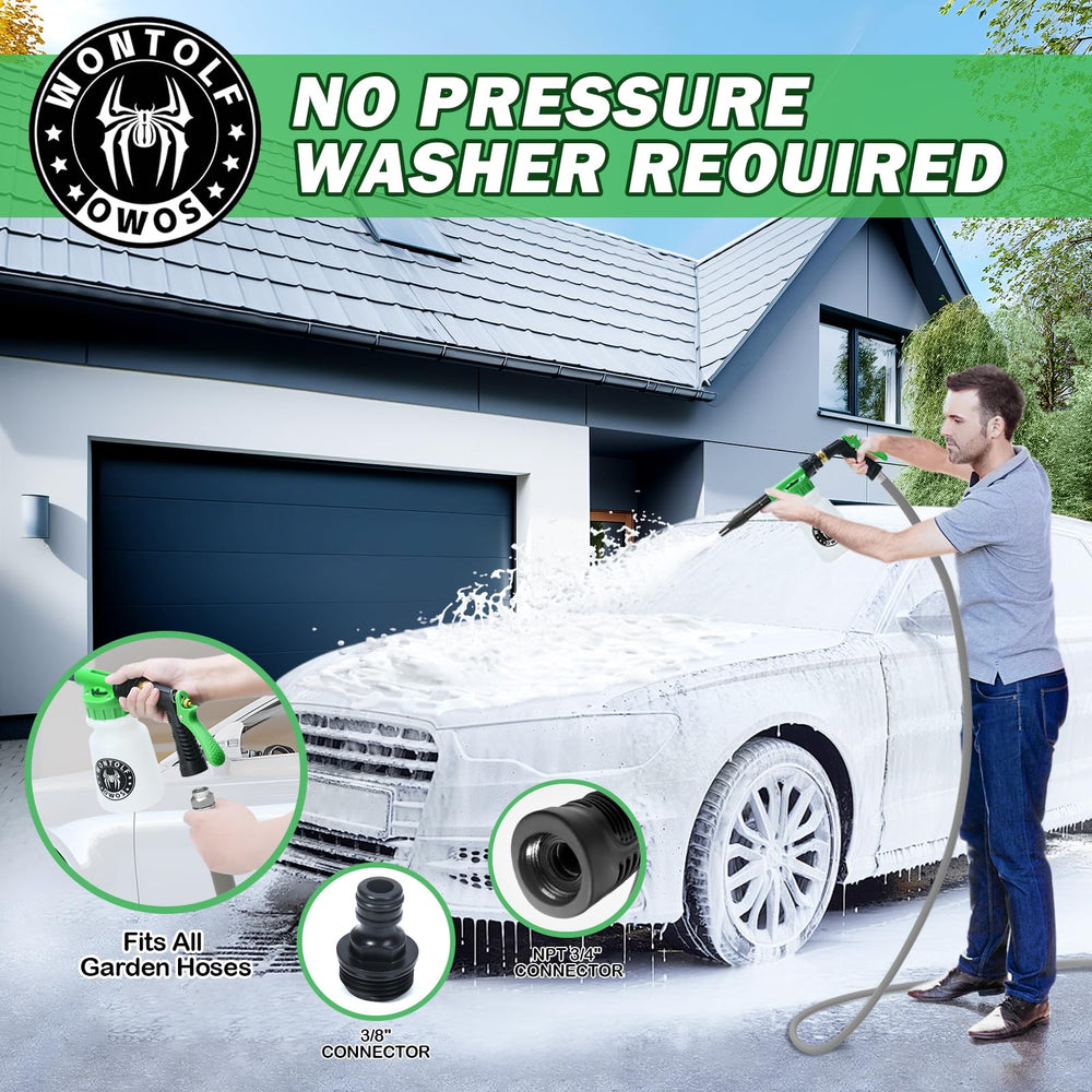 Wontolf car wash mitt microfiber provides gentle, scratch-free cleaning