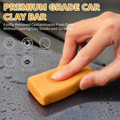 Wontolf clay lubricant during detailing ensures smooth, safe claying.