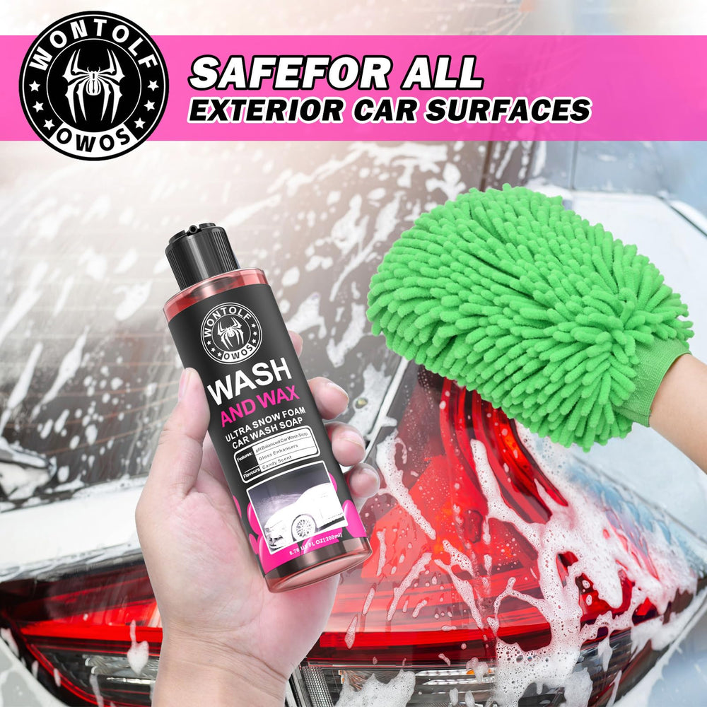 Wontolf foamy wash action delivers thorough suds without harsh scrubbing