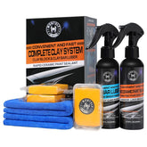 Wontolf heavy-duty car clay bar kit packaging shows a complete detailing set for easy prep.