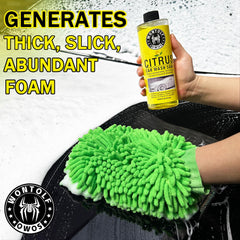 Wontolf Interior Cleaner bottle showing one-step interior cleaning.