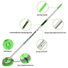 Machine-washable chenille covers for reuse and easy maintenance.