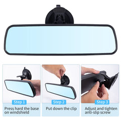 Wontolf universal-fit mirror suits cars, trucks, SUVs and boats.