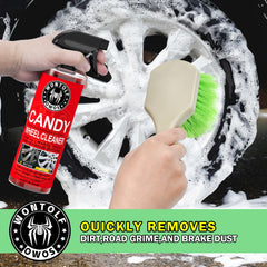 Wontolf Wheel/Tire Brush for crevice cleaning and detailing.