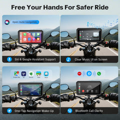 WonVon Bluetooth stereo delivers clear audio and headset pairing while riding.