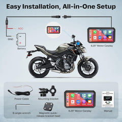 WonVon easy-install kit included speeds up DIY setup on handlebars.