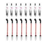 WOOFIXING 41-114 spark plugs in Chevy kit for reliable ignition and smoother starts.