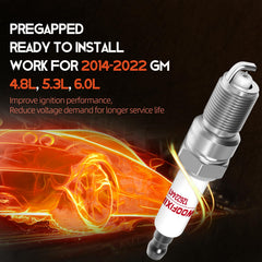 WOOFIXING packaged spark plugs and wires show complete replacement set for quick service.