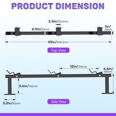 WooFog trailer rack design includes a protective 5-inch gap from the wall.