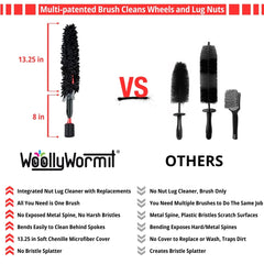 WOOLLYWORMIT removable washable cover can be machine washed for easy upkeep.