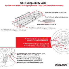 WOOLLYWORMIT wheel compatibility guide helps ensure a proper fit.