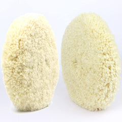 Woolous Wool Buffing Pad 8in versatile edge design for various surfaces.