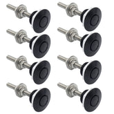 Woopeey hood pin quick-release assembly in satin black for secure bonnet operation