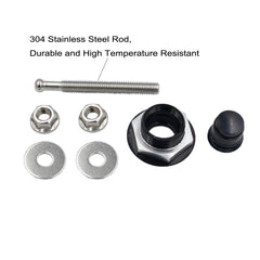Woopeey universal hood pin stainless rod 1.25 inches for reliable vehicle stabilization