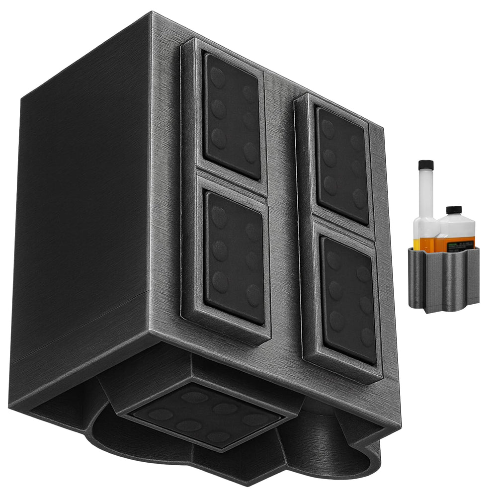 Woorhive AR6500 holder vertical mount secures Archoil 40 oz bottle on steel surfaces