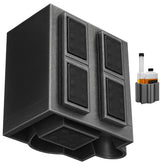 Woorhive AR6500 holder vertical mount secures Archoil 40 oz bottle on steel surfaces