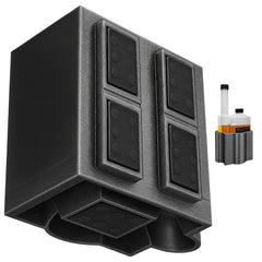 Woorhive AR6500 holder vertical mount secures Archoil 40 oz bottle on steel surfaces