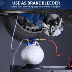 WORKPRO brake bleeding hose supports safe brake fluid changes