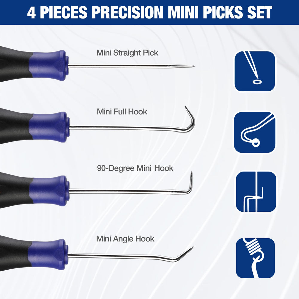 WORKPRO angle pick reaches awkward angles for careful removal