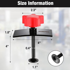 WORKPRO swivel plate detail protecting piston face for even pressure