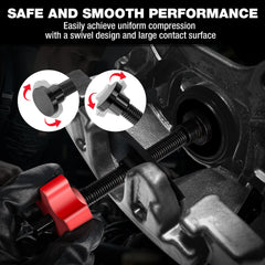 WORKPRO high-carbon steel construction delivers durable, long-lasting tool performance