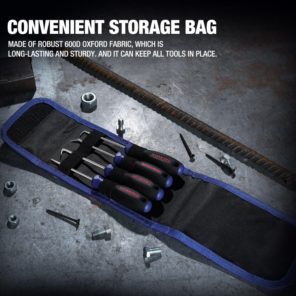 WORKPRO mini pick set suited for small tasks in tight spots