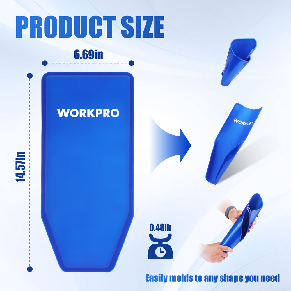 WORKPRO oil filter plier with angled head for hard to reach filters