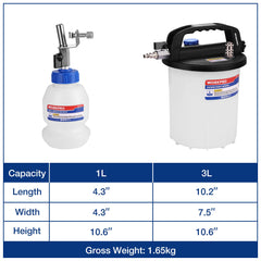 WORKPRO safety valve and metal joints provide durable, pressurized operation.