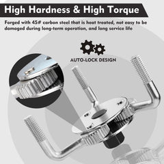 WORKPRO thickened pressure plates ensure stable torque during changes.