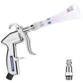 WORKPRO Tornado Nozzle front view highlights compact build and durable aluminum shell.