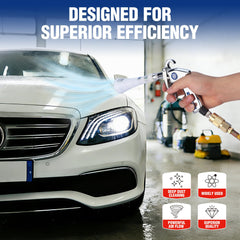 WORKPRO Tornado Nozzle lightweight design reduces hand fatigue during use.