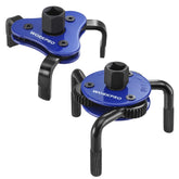 WORKPRO universal oil filter wrench grips 68-130mm filters for easy removal.