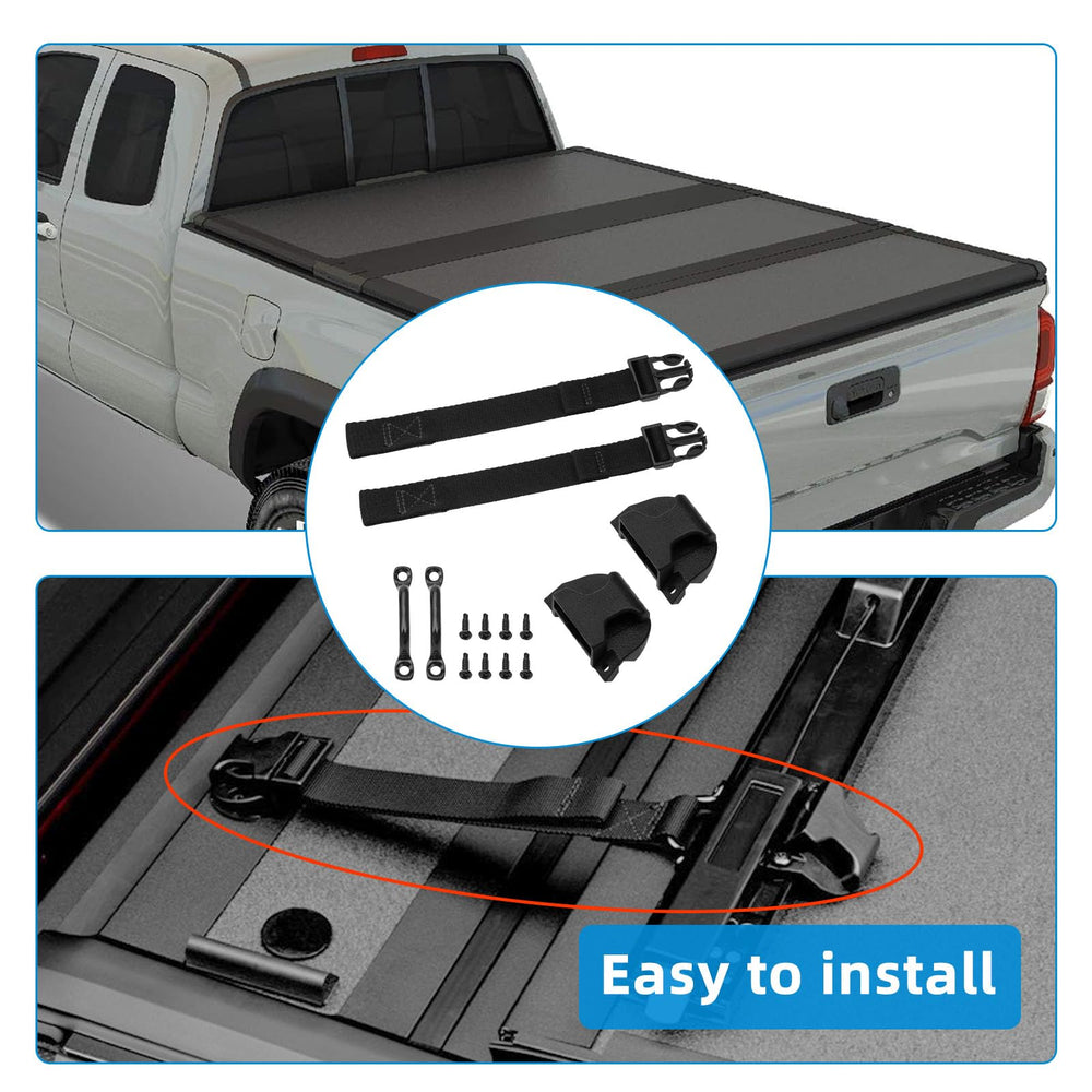 Wosijm strong-straps-buckles installed illustrate reliable tension and reduced rattle on the road.