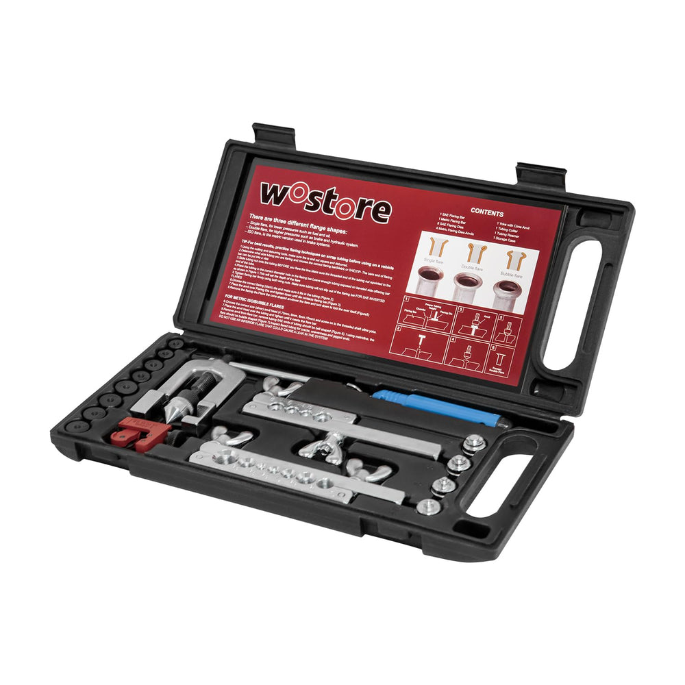 Wostore brake flare kit dies set for precise flares in automotive tubing