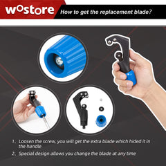 Wostore easy clamp screw helps quick, secure tube setup