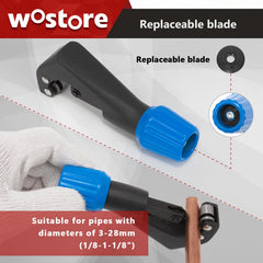 Wostore kit contents include essential adapters for varied tubing tasks.